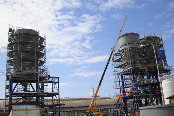 Erection of the project desulfurization of heating plant in České Budějovice started